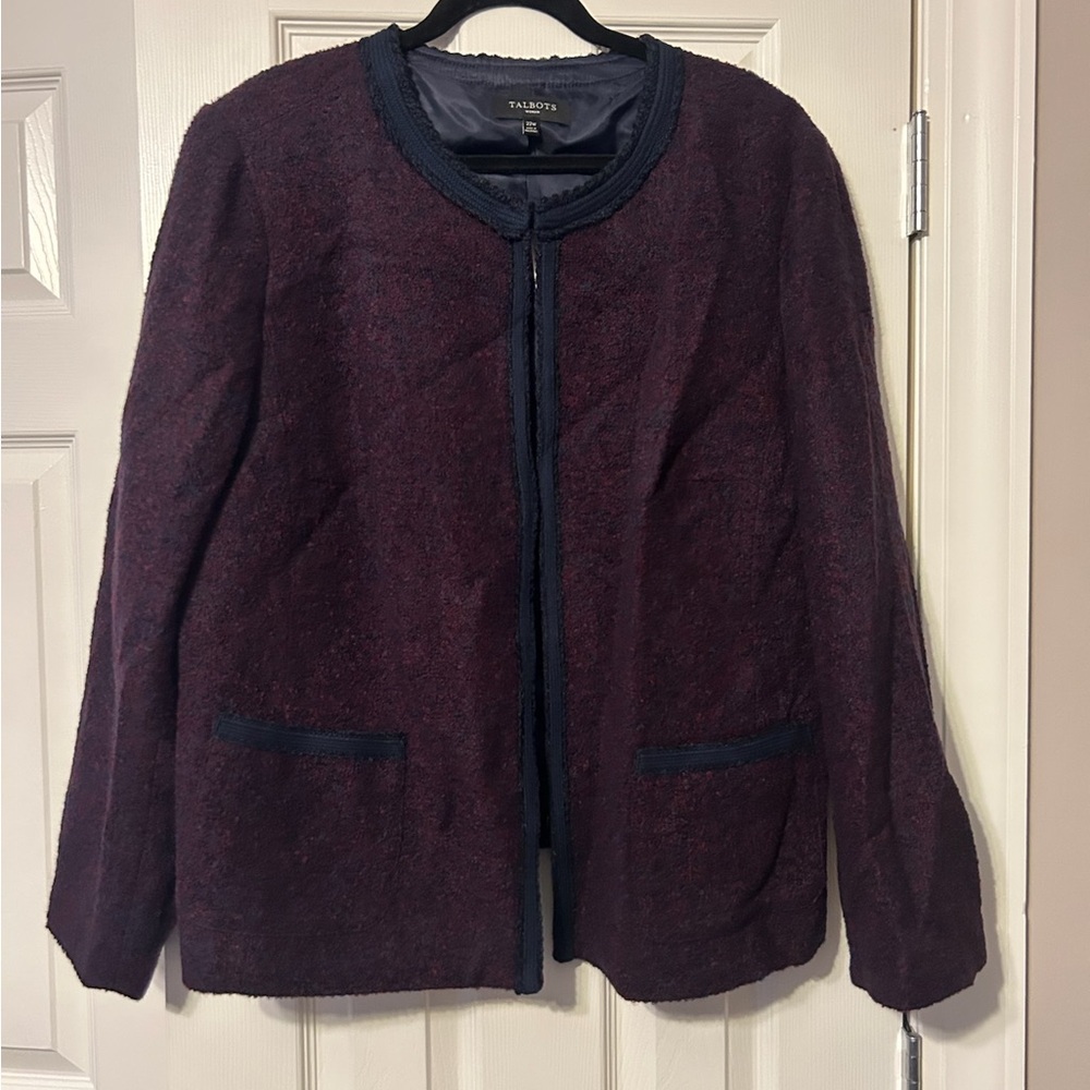 Talbots Women's Burgundy Jacket